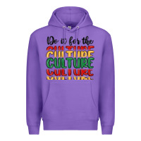 Purple do it for the culture Premium Hoodie - MaliasSmallBusiness