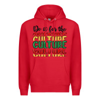 Red do it for the culture Premium Hoodie - MaliasSmallBusiness