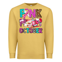 Antique Gold pink october Premium Sweatshirt - AdoDesignShop