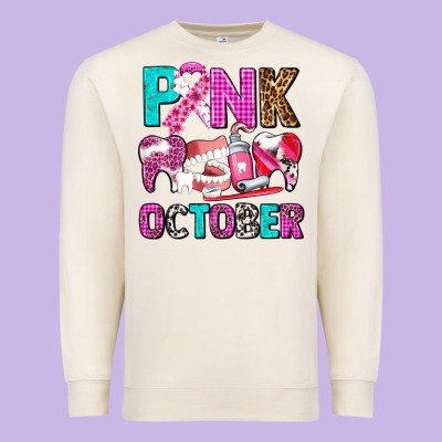 Pink October Premium Sweatshirt Designed By Adodesignshop