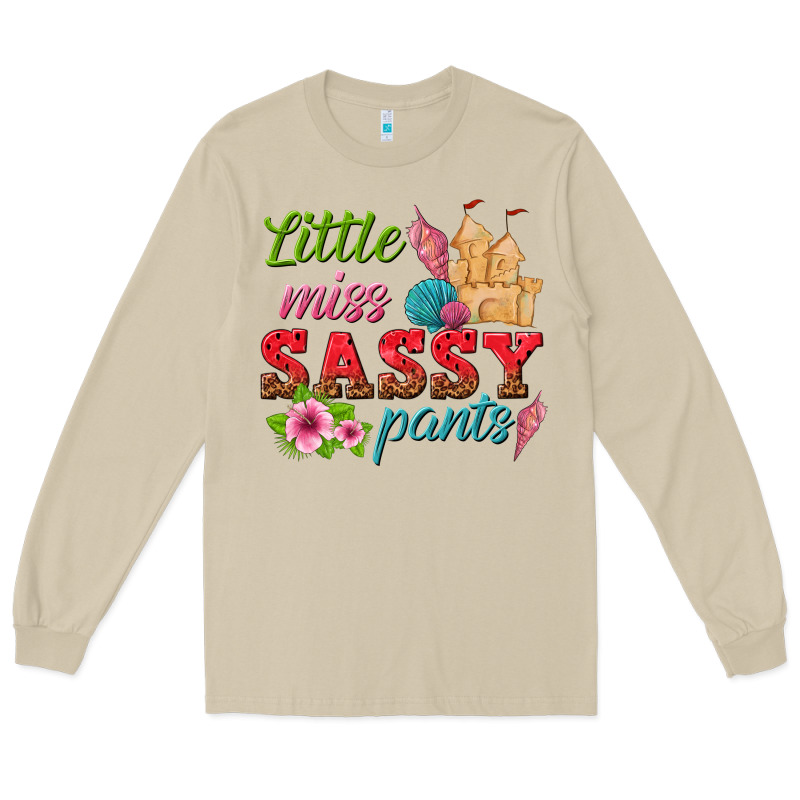 Little Miss Sassy Pants Long Sleeve Tee by texasbilliewilder | Teevron