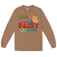 Toasted Coconut little miss sassy pants Long Sleeve Tee - texasbilliewilder