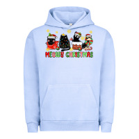 Pigment Grape Ice meowy christmas cats Urban Hoodie - MaliasSmallBusiness