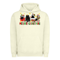 Pigment Pistachio meowy christmas cats Urban Hoodie - MaliasSmallBusiness