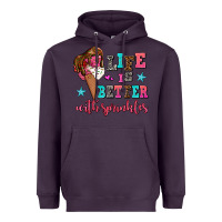 Plum life is better with sprinkles Heavyweight Hoodie - AdoDesignShop