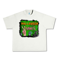 Pistachio Watercolor Halloween Vibes Urban Heavy Tee - RanaPortraitStore
