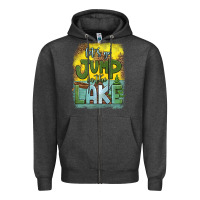 Charcoal Heather let's go jump in the lake Zipper Hoodie - HRA Design Shop
