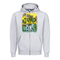 Heather Grey let's go jump in the lake Zipper Hoodie - HRA Design Shop