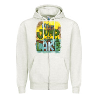 Oatmeal Heather let's go jump in the lake Zipper Hoodie - HRA Design Shop