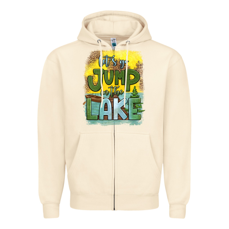 Let's Go Jump In The Lake Zipper Hoodie by HRA Design Shop | Teevron