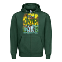 Sports Green let's go jump in the lake Zipper Hoodie - HRA Design Shop