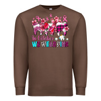 Chestnut in october we wear pink cancer ribbon with teeth Premium Sweatshirt - AdoDesignShop