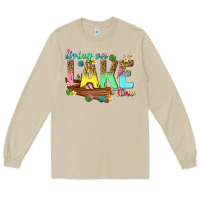 Mushroom living on lake time Long Sleeve Tee - texasbilliewilder
