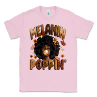 Bubblegum Pink melanin poppin Classic Tee - Zillion Design Studio