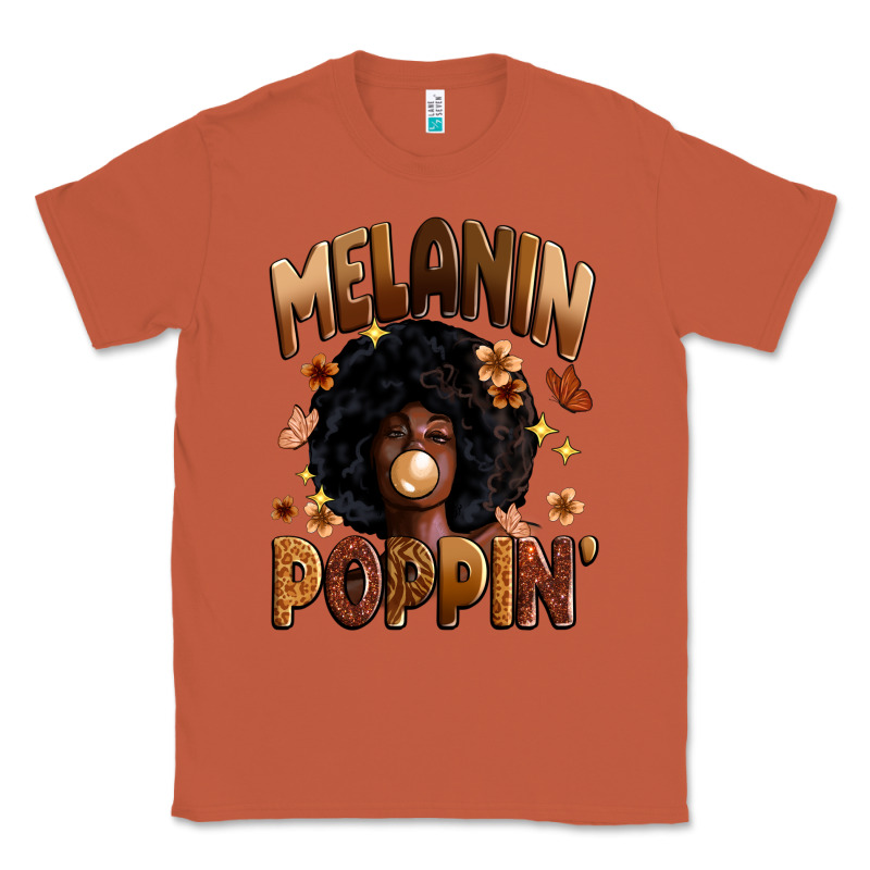 Melanin Poppin Classic Tee by Zillion Design Studio | Teevron