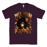 Plum melanin poppin Classic Tee - Zillion Design Studio