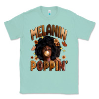 Seafoam melanin poppin Classic Tee - Zillion Design Studio