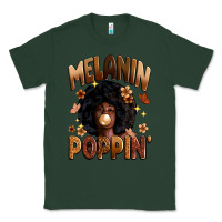 Sports Green melanin poppin Classic Tee - Zillion Design Studio