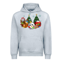Heather Grey christmas Urban Hoodie - MaliasSmallBusiness