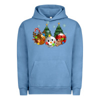 Pigment Pebble Blue christmas Urban Hoodie - MaliasSmallBusiness
