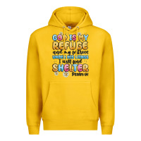 Lemon god is my refuge and my fortress under his wings Premium Hoodie - MaliasSmallBusiness