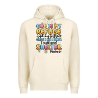 Tofu god is my refuge and my fortress under his wings Premium Hoodie - MaliasSmallBusiness