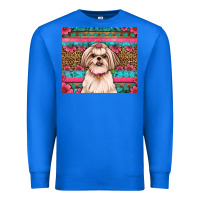True Royal shih tzu floral tumbler Premium Sweatshirt - Artiststas
