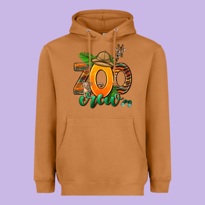 Zoo Crew Heavyweight Hoodie Designed By Adodesignshop