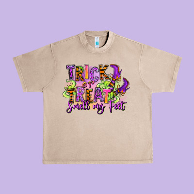 Trick Or Treat Smell My Feet Urban Heavy Tee Designed By Ranaportraitstore
