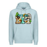 Blue Mist western lets get lit ado Premium Hoodie - AdoDesignShop