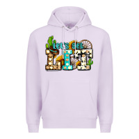 Lilac western lets get lit ado Premium Hoodie - AdoDesignShop