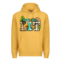 Mustard western lets get lit ado Premium Hoodie - AdoDesignShop