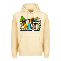 Pina Colada western lets get lit ado Premium Hoodie - AdoDesignShop