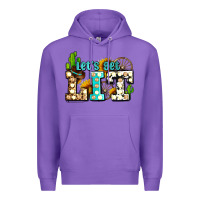 Purple western lets get lit ado Premium Hoodie - AdoDesignShop