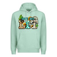 Seafoam western lets get lit ado Premium Hoodie - AdoDesignShop