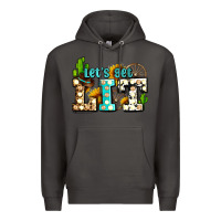 Smoke western lets get lit ado Premium Hoodie - AdoDesignShop