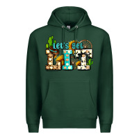 Sports Green western lets get lit ado Premium Hoodie - AdoDesignShop