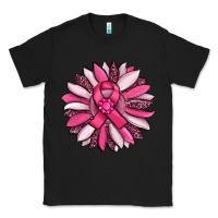 Black breast awareness cancer pink sunflower Classic Tee - RanaPortraitStore