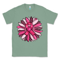 Sage breast awareness cancer pink sunflower Classic Tee - RanaPortraitStore