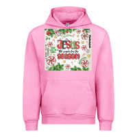Fuchsia Pink christian christmas  jesus the reason Urban Hoodie - MaliasSmallBusiness