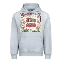 Heather Grey christian christmas  jesus the reason Urban Hoodie - MaliasSmallBusiness