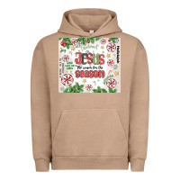 Pigment Burro christian christmas  jesus the reason Urban Hoodie - MaliasSmallBusiness