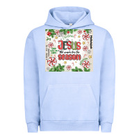 Pigment Grape Ice christian christmas  jesus the reason Urban Hoodie - MaliasSmallBusiness