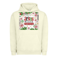 Pigment Pistachio christian christmas  jesus the reason Urban Hoodie - MaliasSmallBusiness