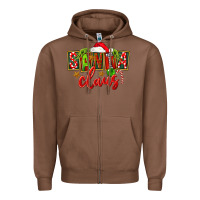 Chestnut Christmas santa claus Zipper Hoodie - FaDigitalArtStudio