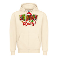 Christmas Santa Claus Zipper Hoodie | Teevron