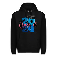 Black class of 2024 Premium Hoodie - MaliasSmallBusiness