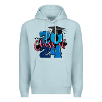 Blue Mist class of 2024 Premium Hoodie - MaliasSmallBusiness