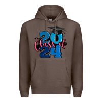 Coffee class of 2024 Premium Hoodie - MaliasSmallBusiness