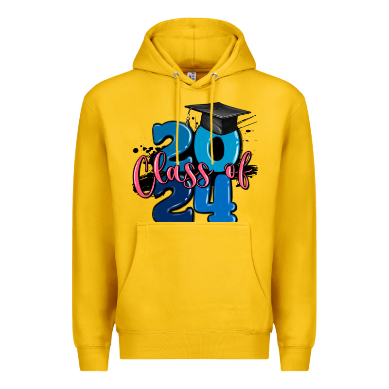 Class Of 2024 Premium Hoodie by MaliasSmallBusiness | Teevron